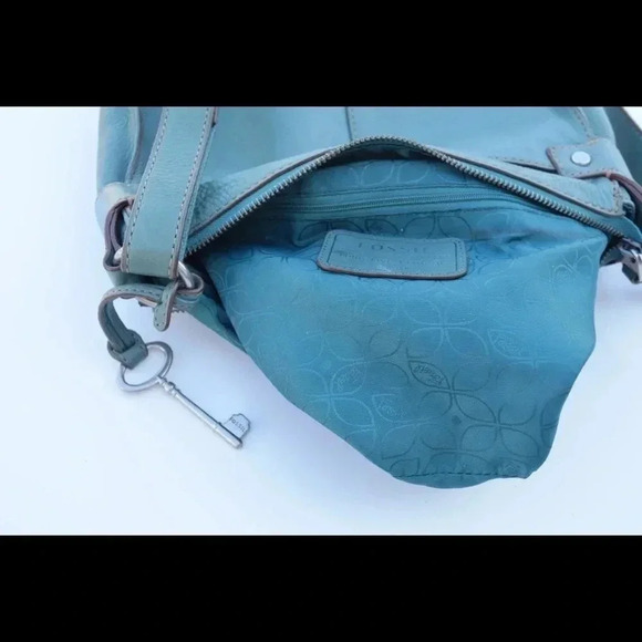 Fossil leather cross body bag - Picture 4 of 8